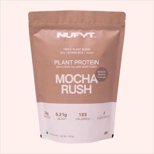 40738611658801  Nufyt Mocha Rush plant protein package on a white background