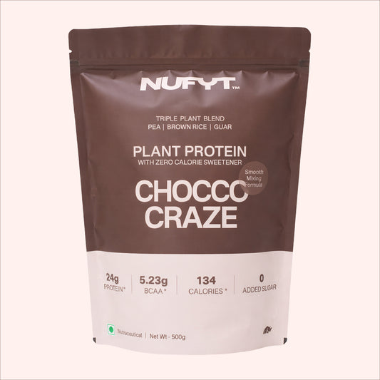 40738242232369 Nufyt Chocco Craze plant protein package on a white background
